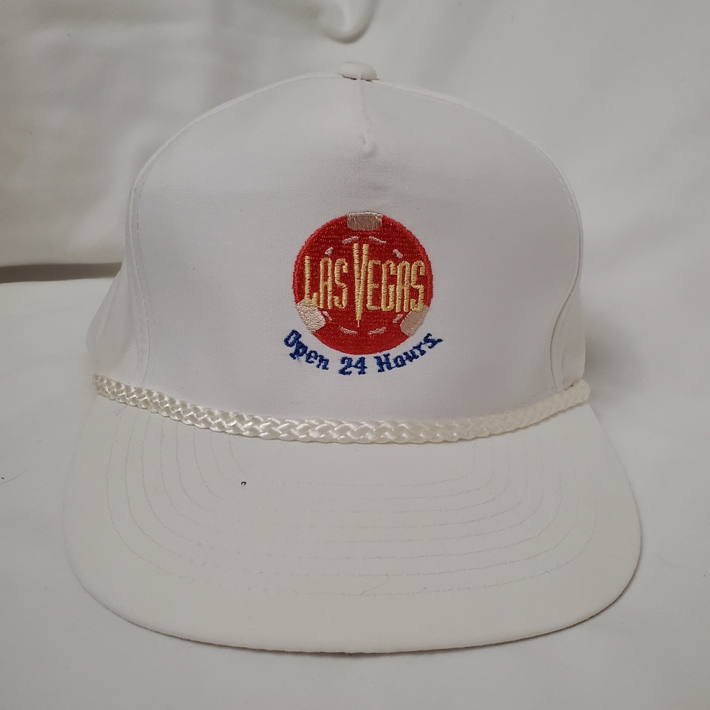 Vintage 1990s Las Vegas Open 24 Hours Trucker Hat